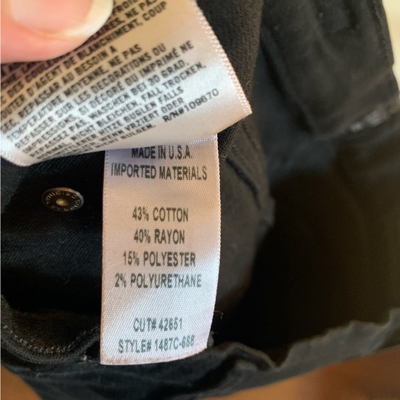 Citizens of humanity black high rise skinny jeans - Picture 4 of 8